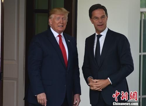 資料圖：荷蘭首相呂特(右)。中新社記者 陳孟統(tǒng) 攝