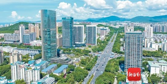 海南旅游文化體育產(chǎn)業(yè)投資基金落戶三亞中央商務區(qū)。三亞中央商務區(qū) 供圖