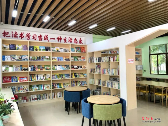 白沙“婦女兒童之家”閱讀區(qū)。白沙婦聯(lián)、白沙融媒體中心供圖