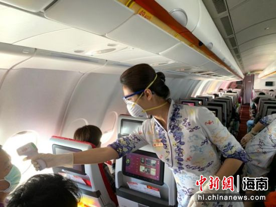 海南航空深入落實各項疫情防控要求。海南航空供圖