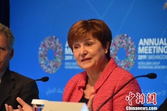 資料圖：國際貨幣基金組織（IMF）總裁格奧爾基耶娃。中新社記者 沙晗汀 攝