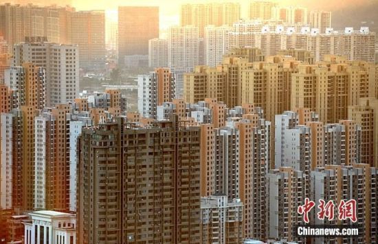 資料圖：房地產(chǎn)樓盤。中新社記者 張斌 攝