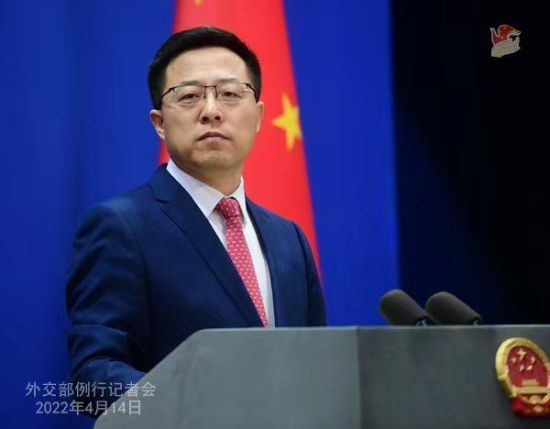 外交部發(fā)言人趙立堅(jiān)。 薛偉 攝　