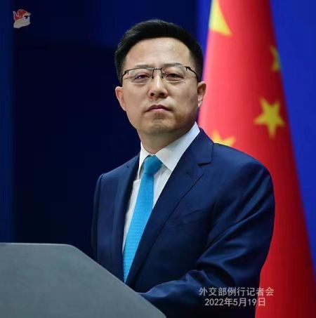 外交部發(fā)言人趙立堅(jiān)。 薛偉 攝