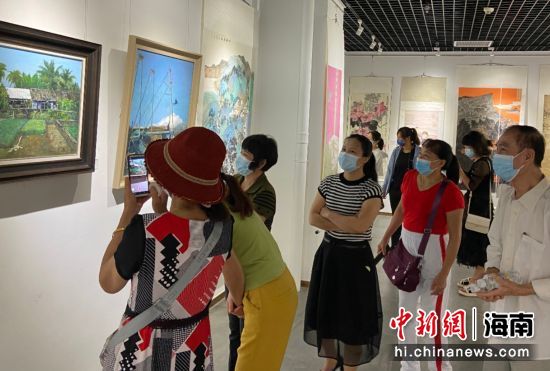 畫展現(xiàn)場。主辦方供圖