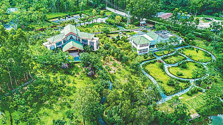 航拍海南省通航知識科普基地。受訪者供圖